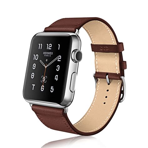 leather watch band apple watch|leather apple watch bands men's.